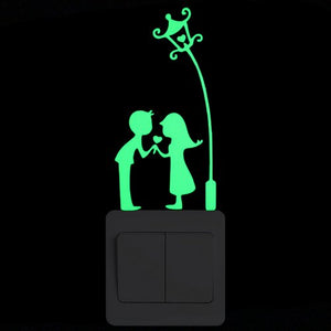 Glow in the dark wall stickers for lights switches (Huge range!)