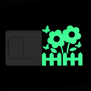 Glow in the dark wall stickers for lights switches (Huge range!)